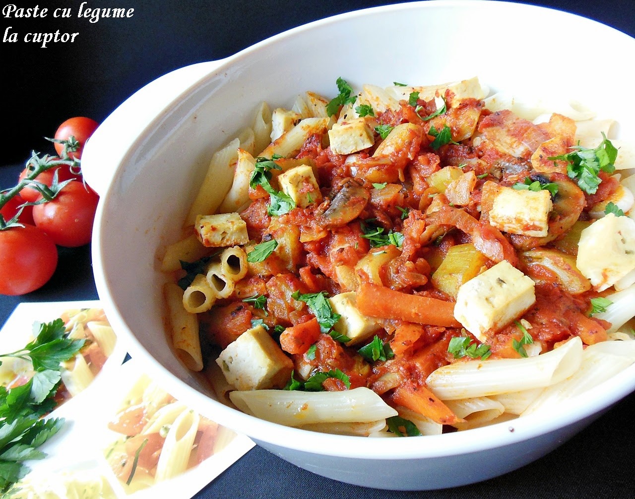 Paste cu legume la cuptor