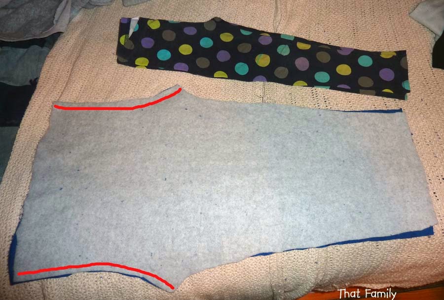 That Family Blog: 5 Minute Recycled Toddler Pants Tutorial