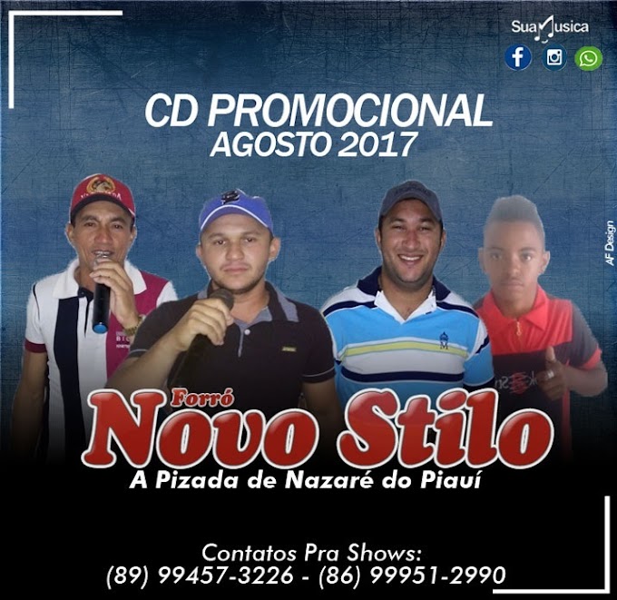 FORRO NOVO STILO - CD PROMOCIONAL - AGOSTO 2017