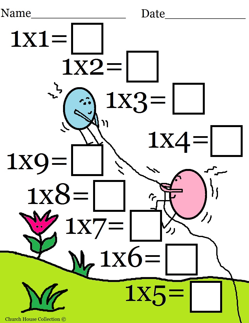 Easter+Math+Multiplication+Worksheets