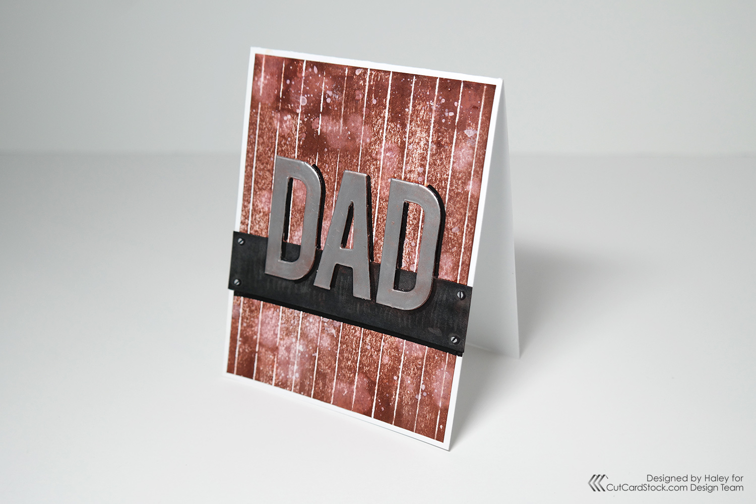Distressed Barn Wood Texture Technique for Father's Day