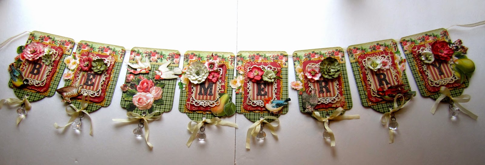 Paperiah: 12 Days of Christmas Tag Banner Tutorial