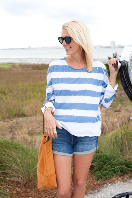 How To: Wear Striped Shorts 2 Ways