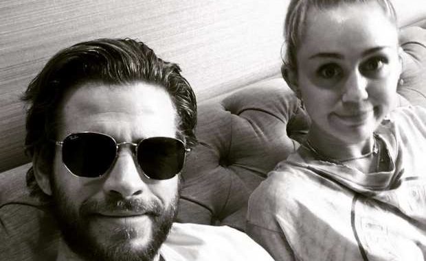 Miley Cyrus comparte extraño video con Liam Hemsworth