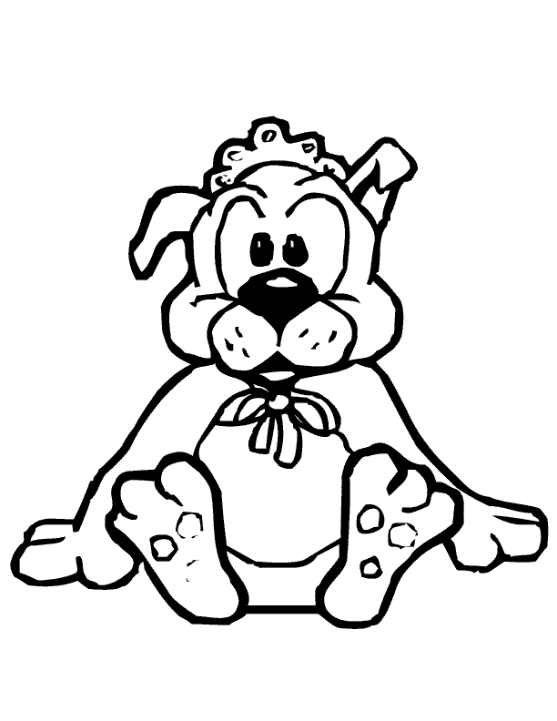 Cartoon Dog Coloring Pages - Cartoon Coloring Pages