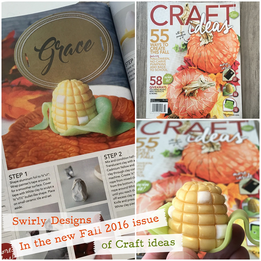 Swirly Designs by Lianne & Paul Swirly in Craft Ideas Magazine Fall 2016