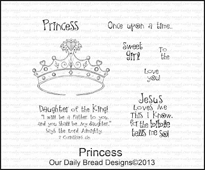Our Daily Bread designs Stamps, Princess, Grace Nywening