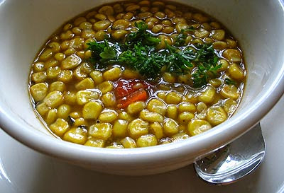 Corn and Roasted Red Pepper Soup