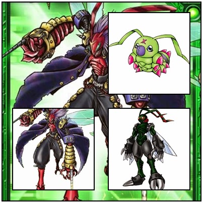 [Linhas Evolutivas] Wormmon Line BanchoStingmon ~ MEU×DIGIMON