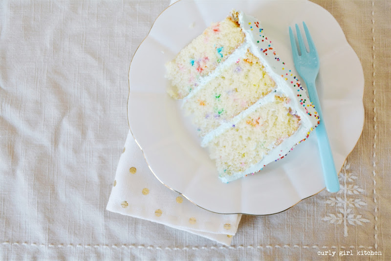 Curly Girl Kitchen Funfetti Cake