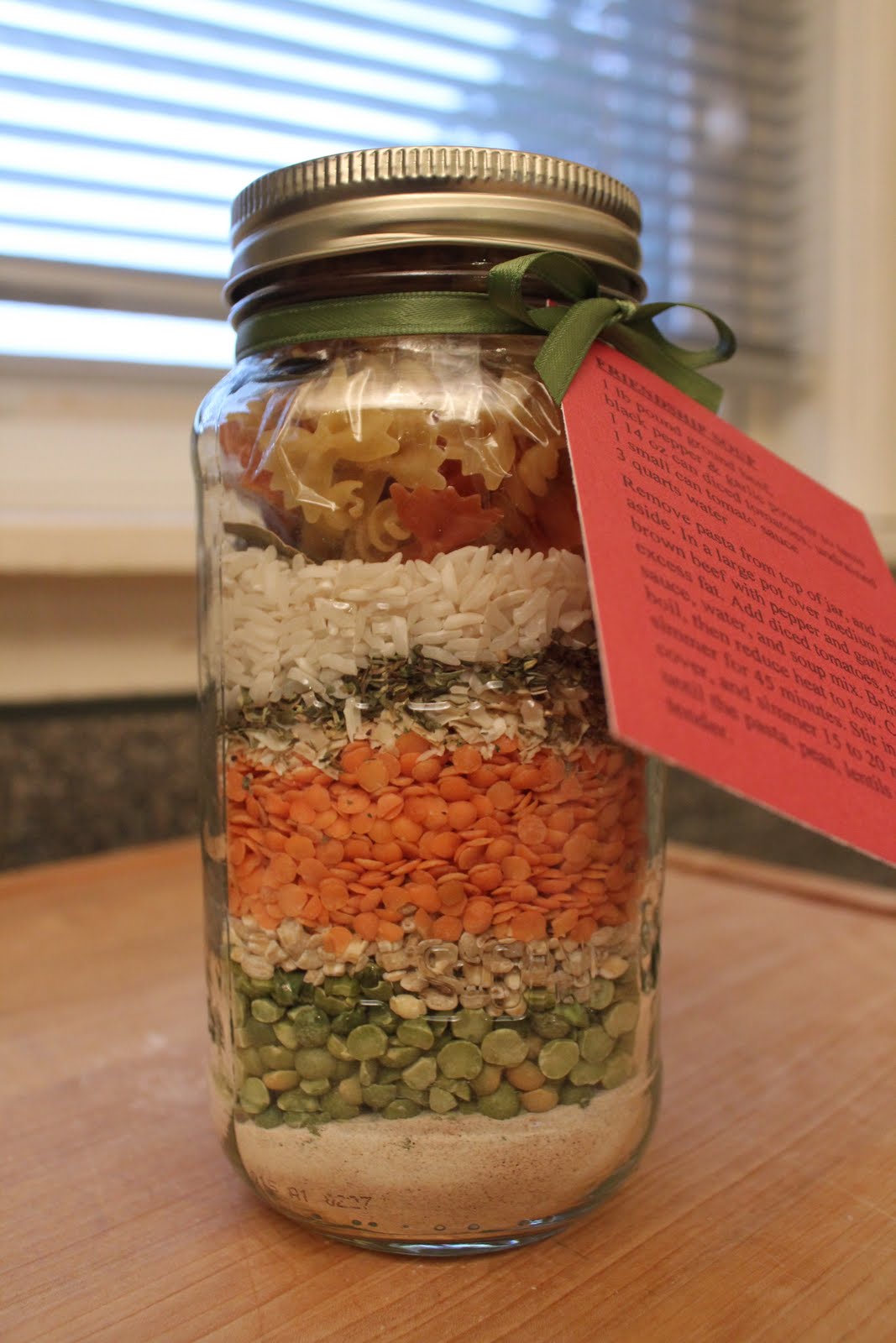 Layered Soup Mix In A Jar Recipe