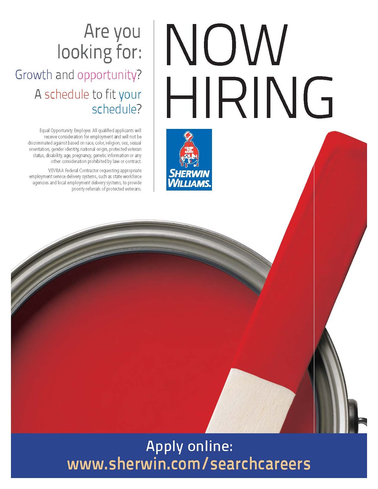 Now Hiring SherwinWilliams