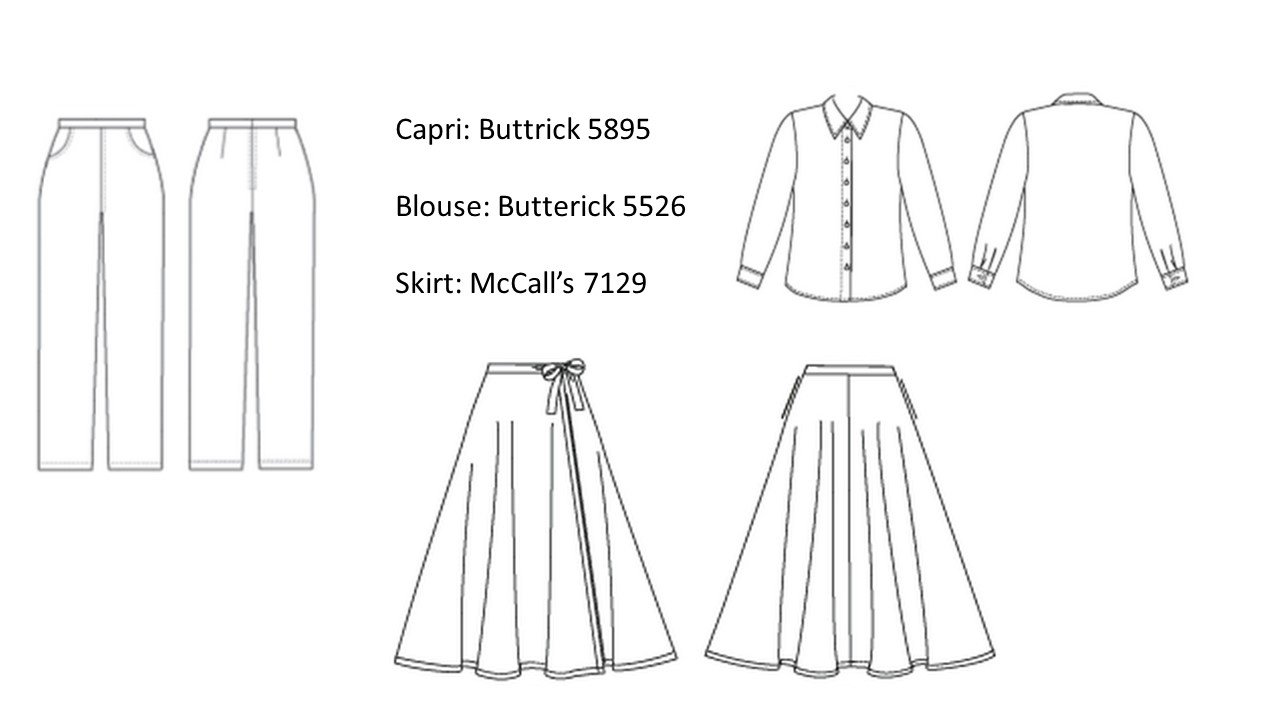 Pintucks: How to sew a Vintage 1950's Capri Set: Quadriga Cloth ...
