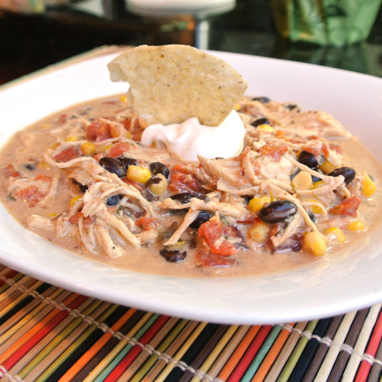 Mom, What's For Dinner?: Slow Cooker Cream Cheese Chicken Chili