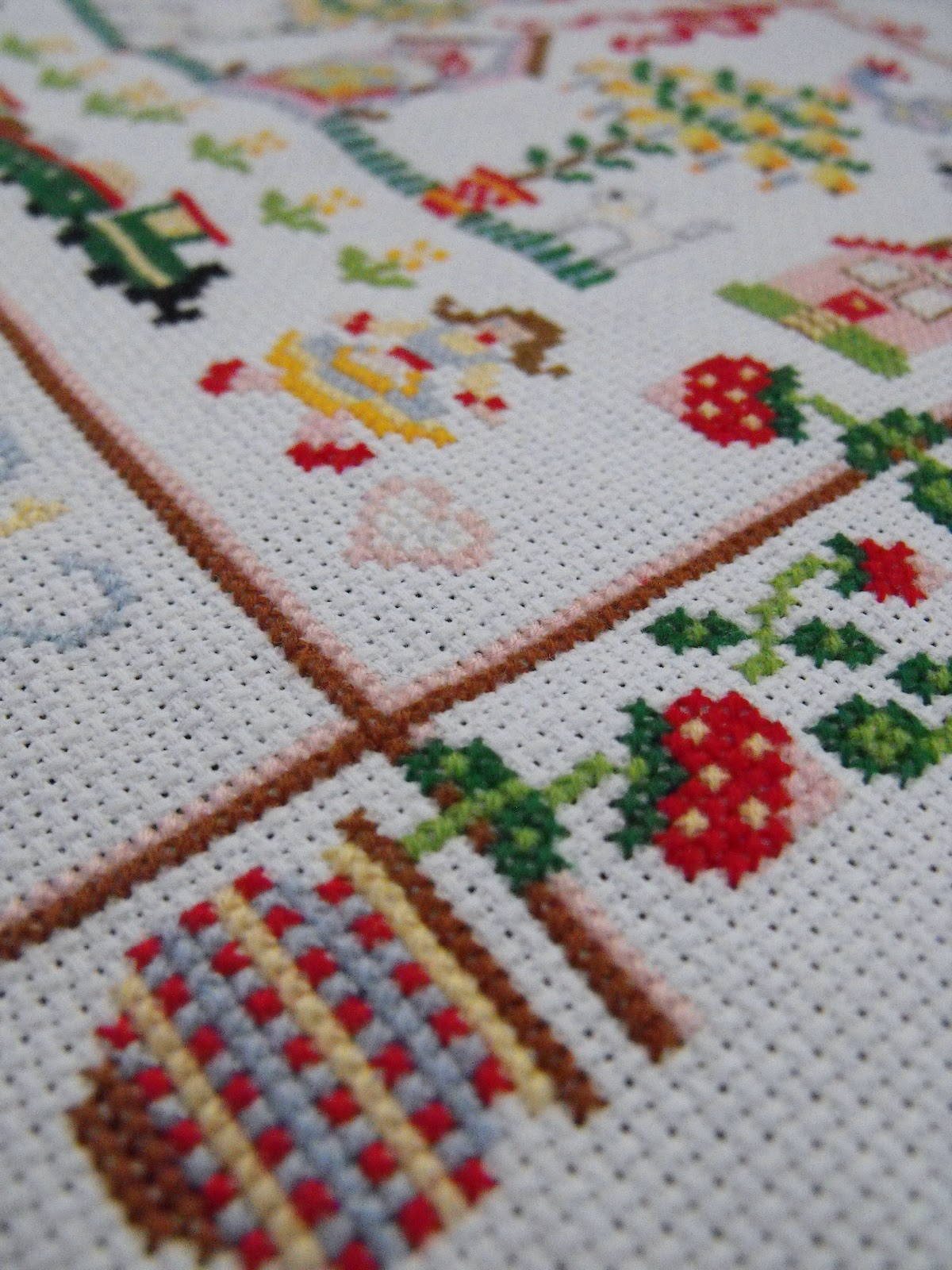 Ruby Murrays Musings: Cross Stitch - Birth Sampler