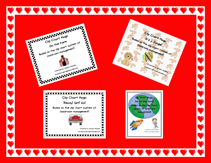 Literacy Minute Clip Chart Behavior Freebies