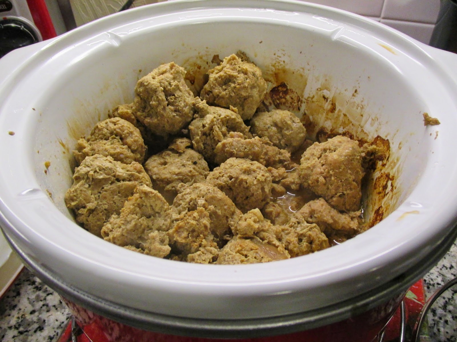 Dawnshomekitchen Crock Pot Gluten Free Turkey Meatballs