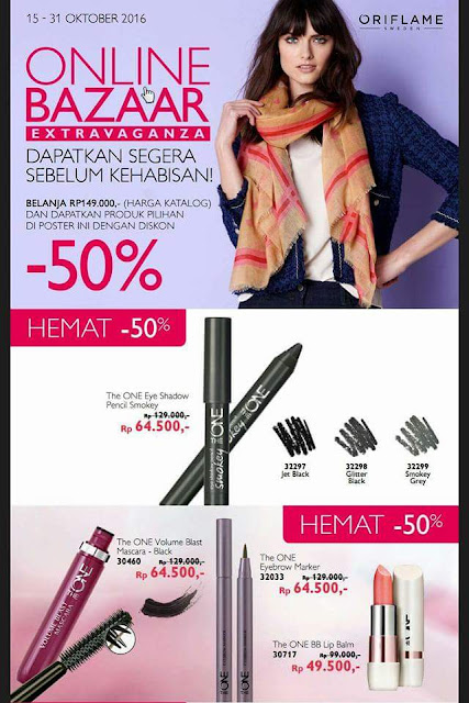 Online Bazaar Oriflame 15-31 Oktober 2016