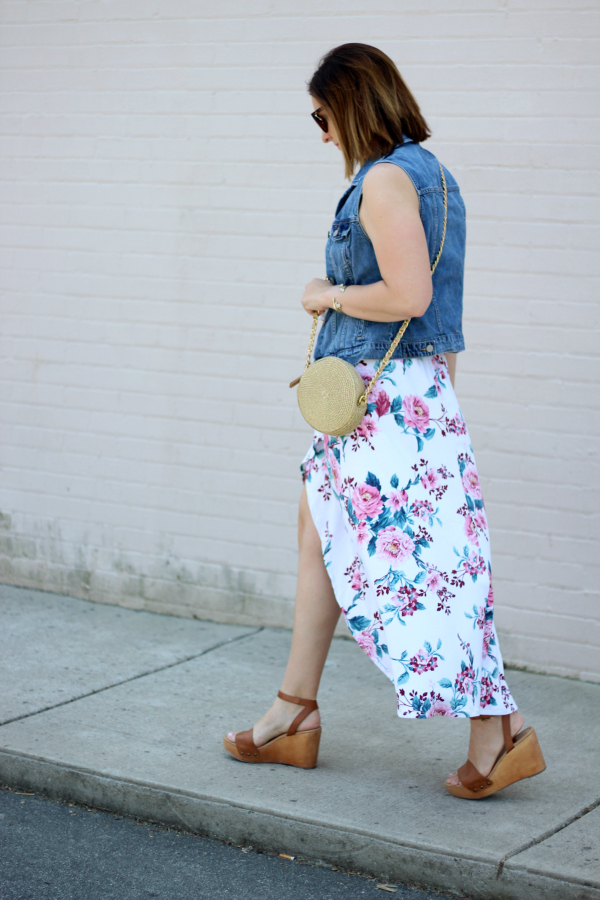 purehearts boutique, how to style a floral maxi dress, style on a budget, spring style