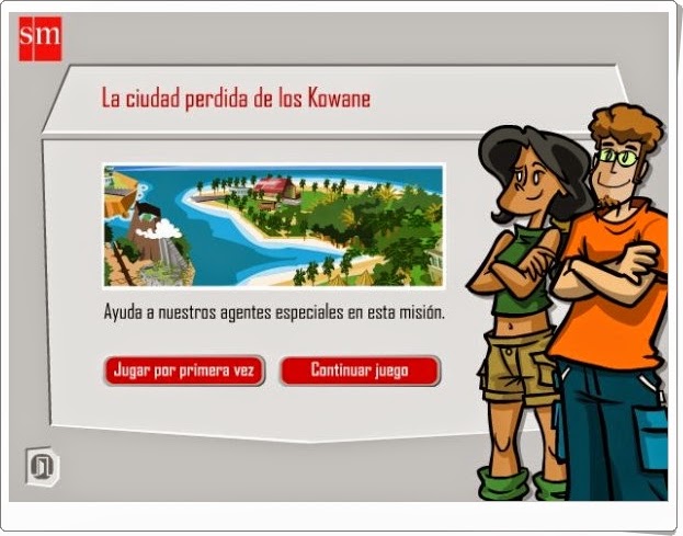 "La ciudad perdida de los Kowane" La ciudad perdida de los Kowane (Aventuras interactivas de Matemáticas de 6º de Primaria)