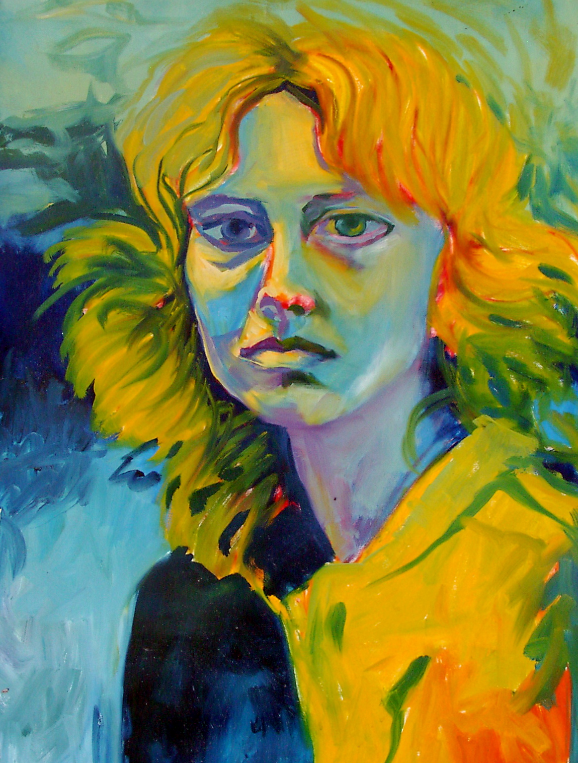 The Art Adventures of Allison Bollman: Fauve Self Portrait