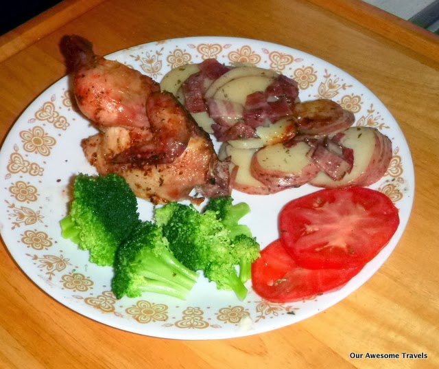 Cooking on my er Q100 and other recipes Potato pockets on the Q