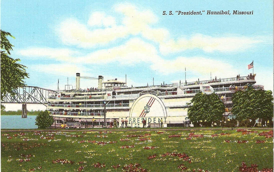 Jerry&#39;s Brokendown Palaces: Riverboat President, Spanish Wharf, New Orleans, LA