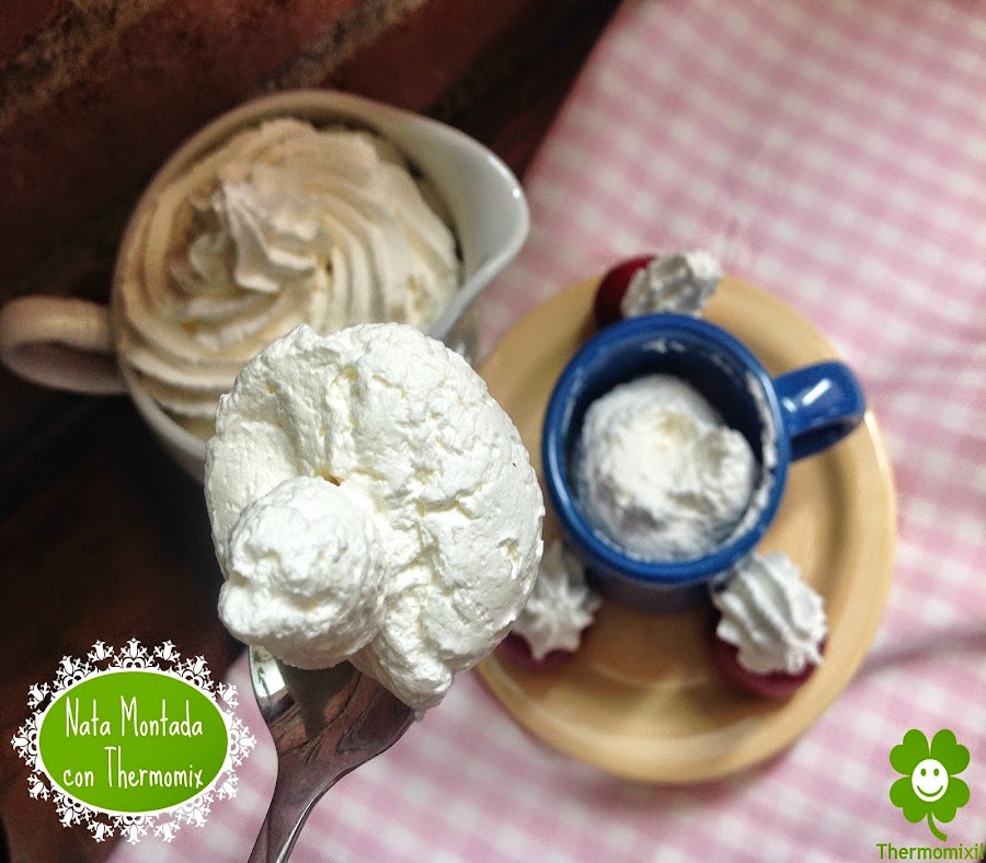 NATA MONTADA (crema de leche) CON THERMOMIX