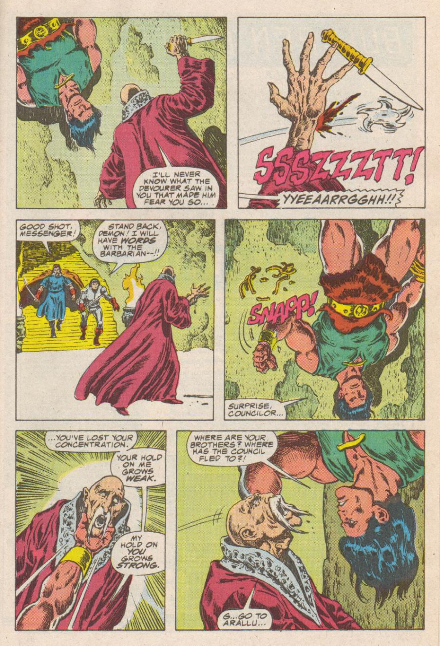 Read online Conan the Barbarian (1970) comic -  Issue #190 - 21