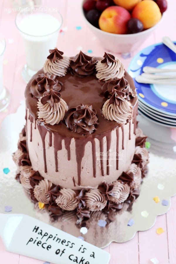 Cómo hacer un Drip Cake, Tarta chorreando