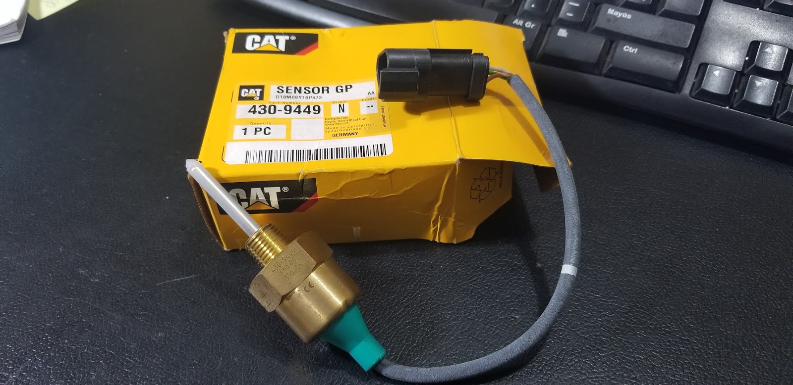 PLANTAS ELECTRICAS RD. SENSOR NIVEL COOLANT CATERPILLAR.