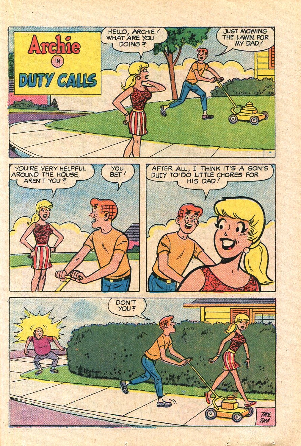Read online Archie's TV Laugh-Out comic -  Issue #9 - 39