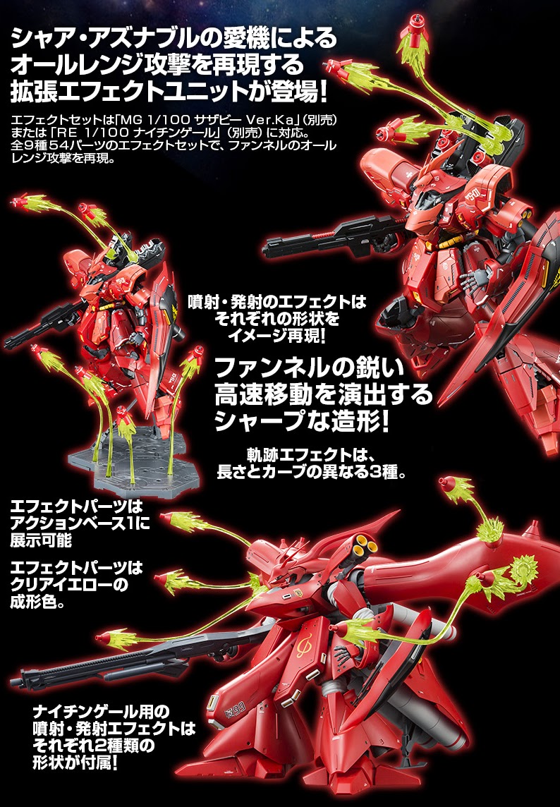 GUNDAM GUY PBandai Exclusive MG 1/100 Sazabi Ver Ka & RE/100