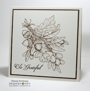 Power Poppy, Instant Garden Release, Olive and Oak, Digital Image, So Grateful, CherylQuilts, Designed by Cheryl Scrivens