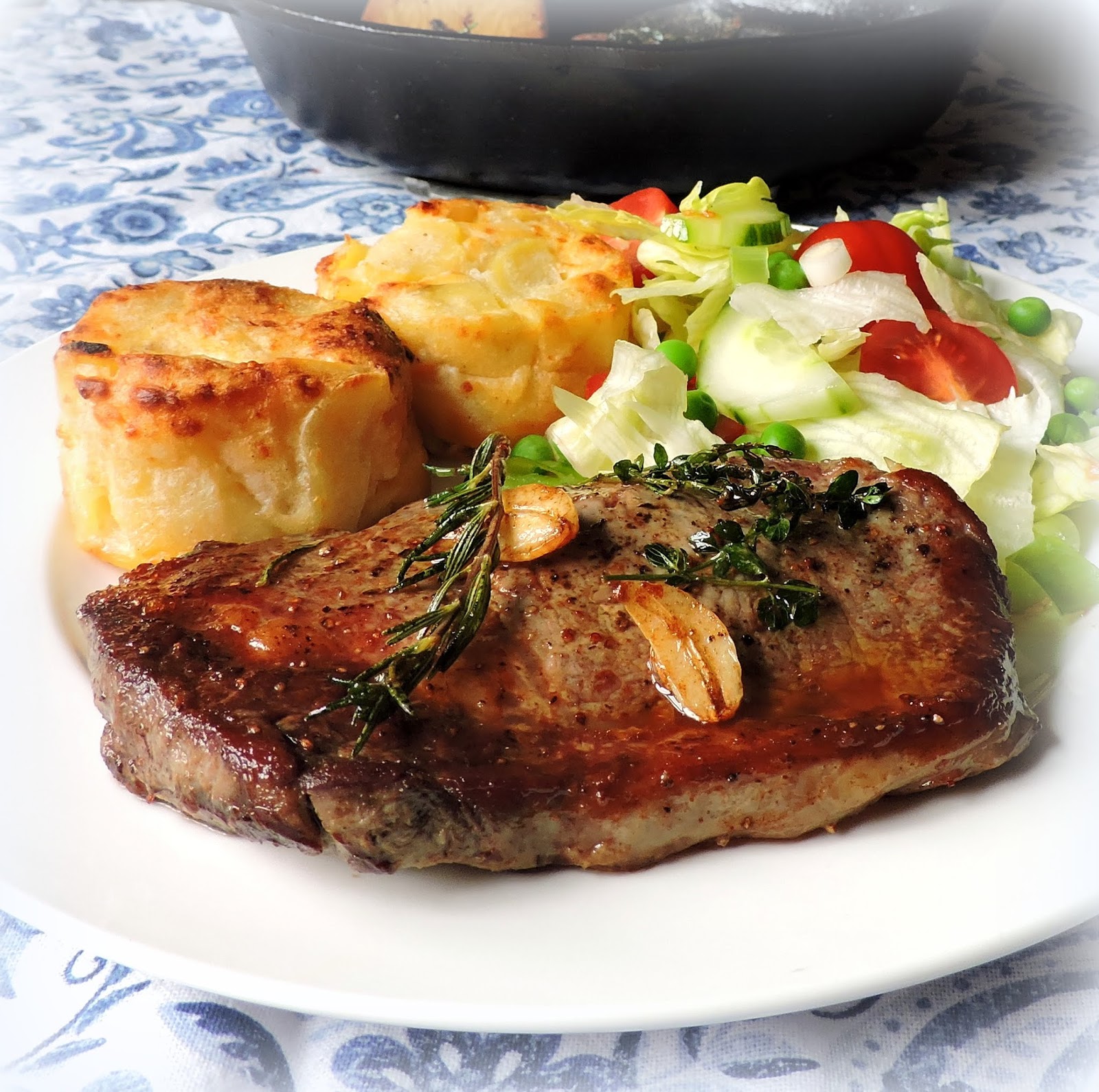 Butter, Herb & Garlic Basted Steaks The English Kitchen
