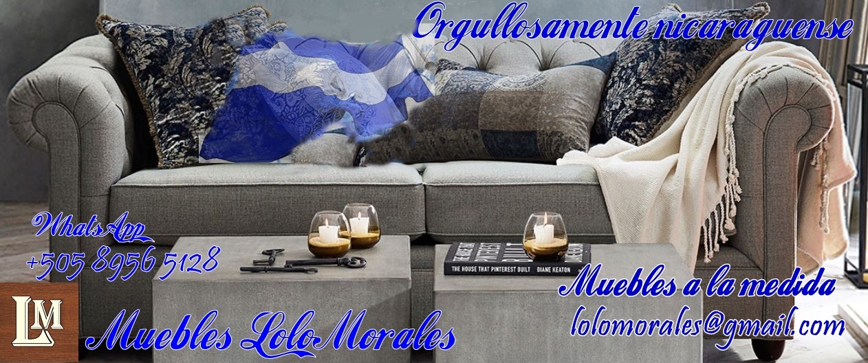 Juegos de sala hechos en Nicaragua Lolo Morales® Sofás