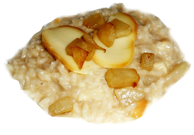 Risotto pere e scamorza