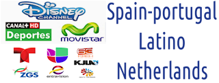 Lista Latino ESPN Spain TVE RTP PT NPO NL