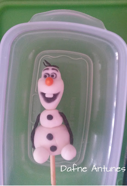 Cupcake do Olaf - Frozen