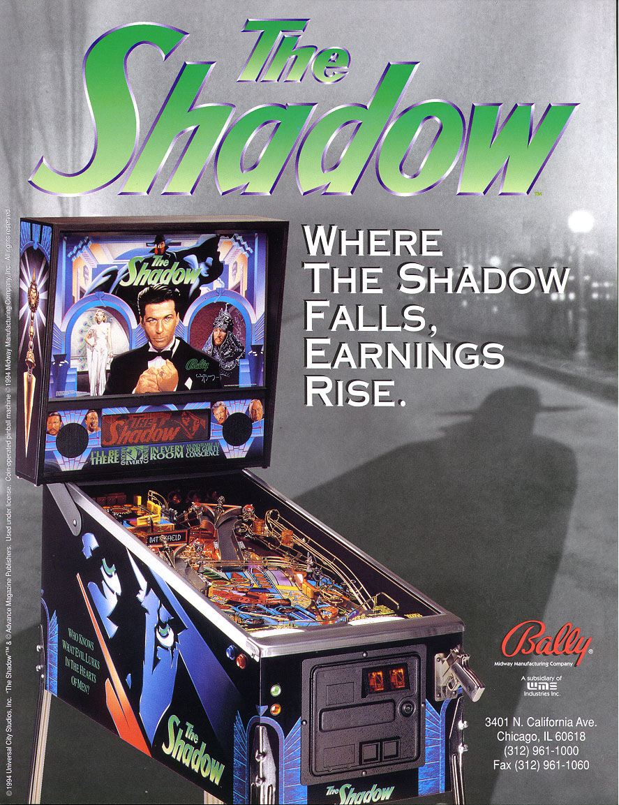 Virtual Pinball The Shadow