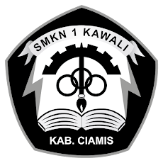 SMK Negeri 1 Kawali Kab Ciamis Logo BW