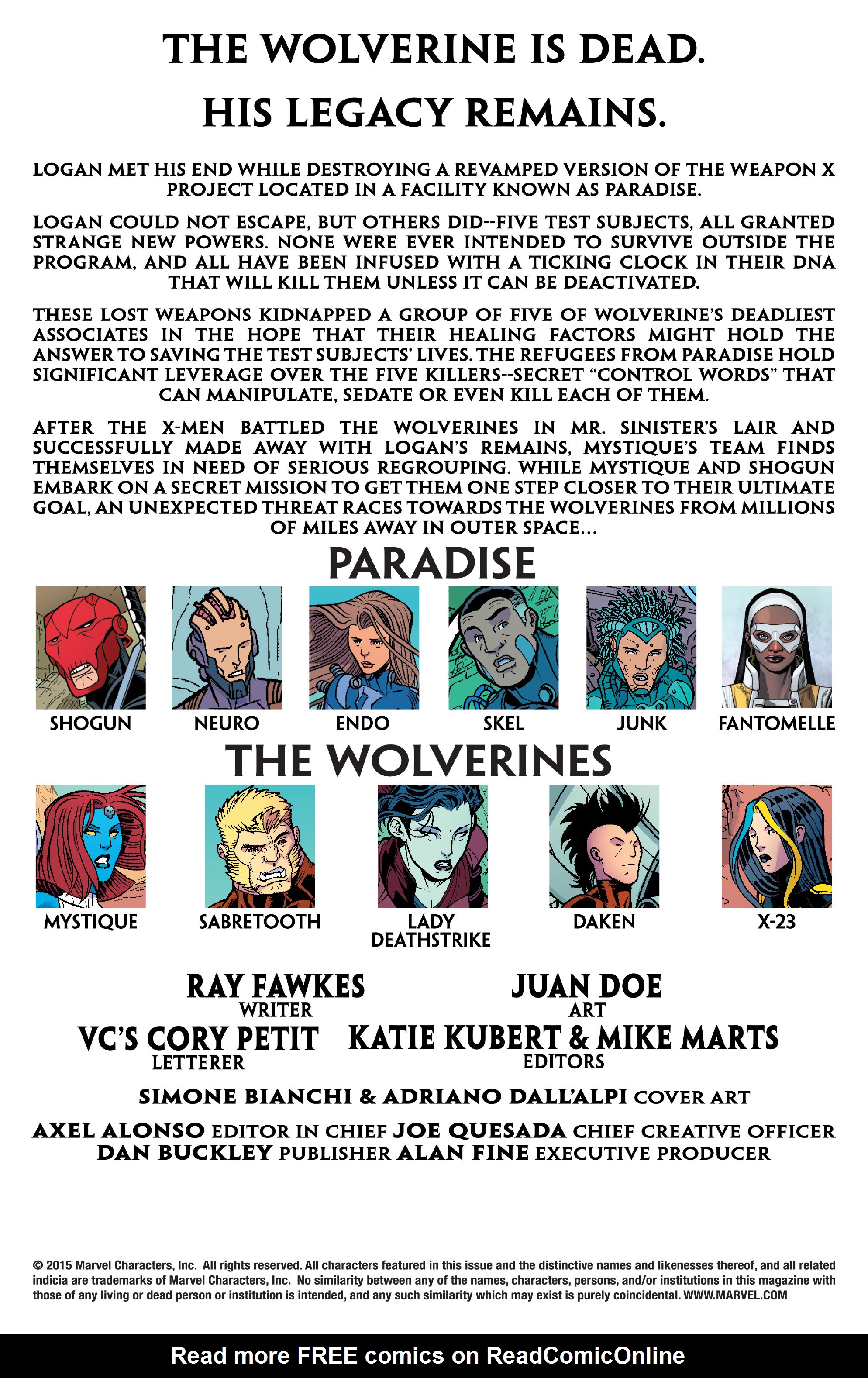 Read online Wolverines comic -  Issue #8 - 2