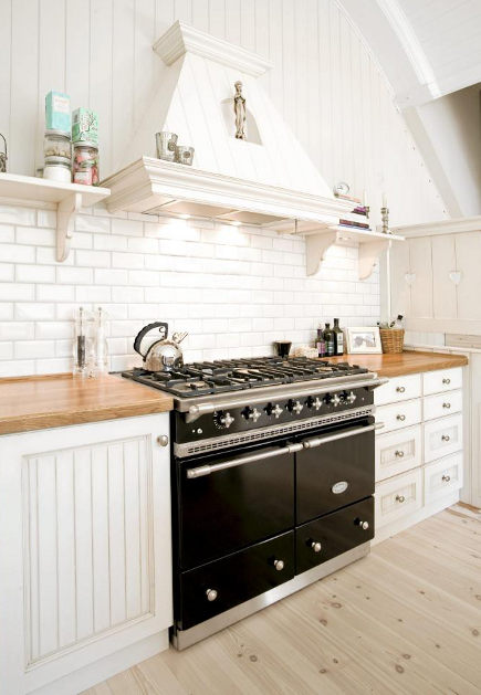 Black Cooker White Kitchen Black Cooker White Kitchen