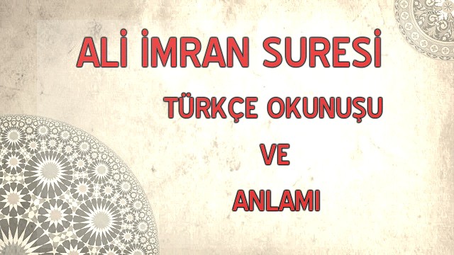 Ali İmran Suresi 