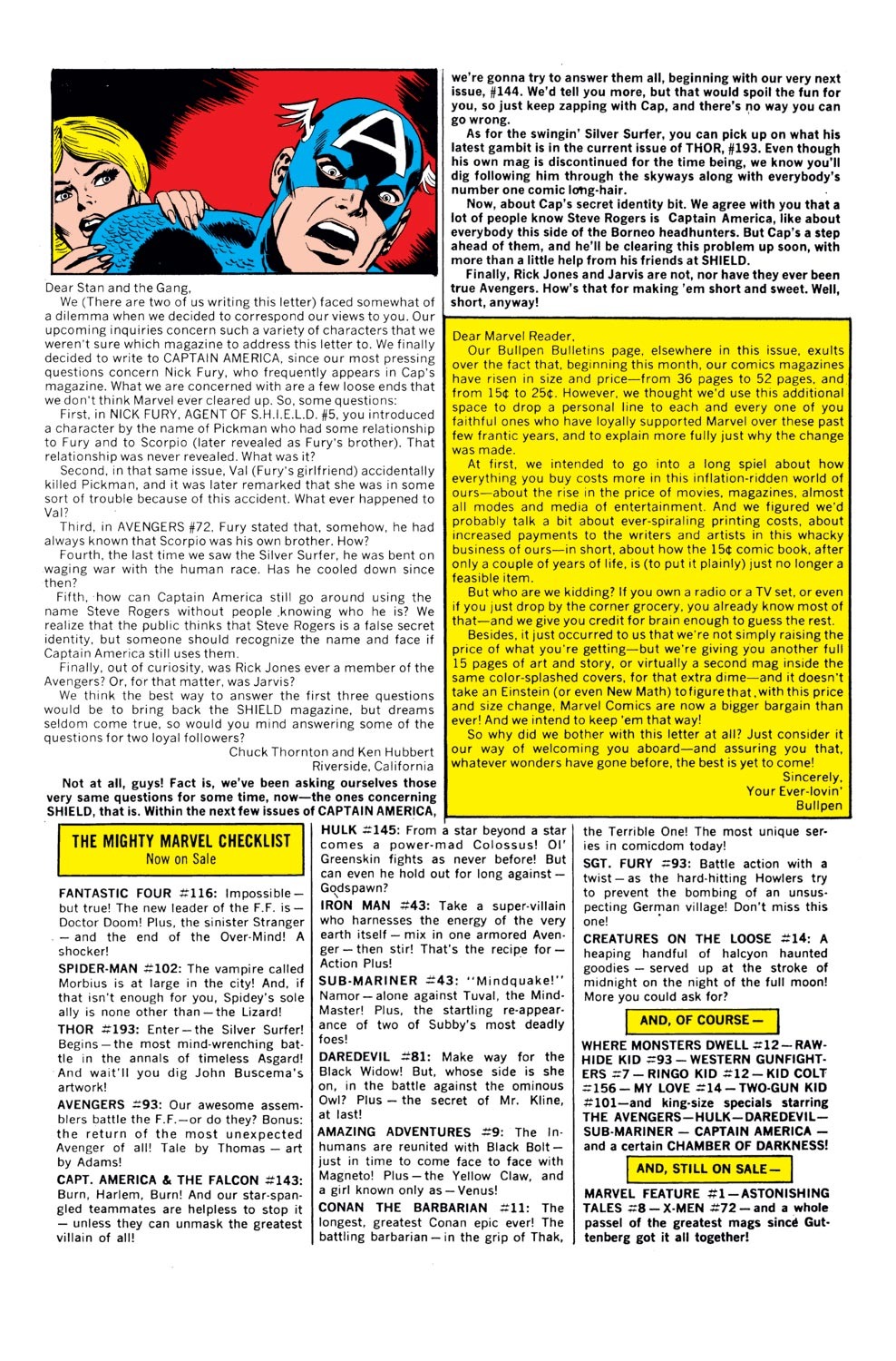 Read online Captain America (1968) comic -  Issue #143 - 37