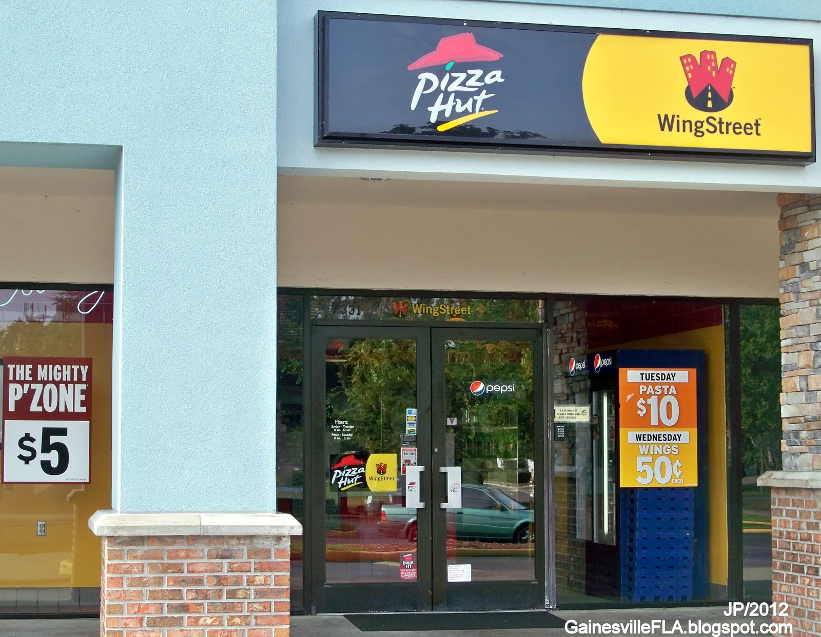 Restaurant Fast Food Menu Mcdonald S Dq Bk Hamburger Pizza Mexican Taco Bbq Chicken Seafood Chinese Pizza Hut Gainesville Florida 7331 Nw 4 Th Blvd Pizza Hut Wing Street Delivery Carry Out Store