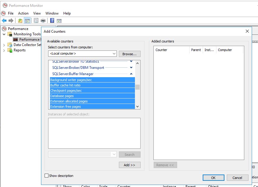 Z notatnika dba sql server buffer pool