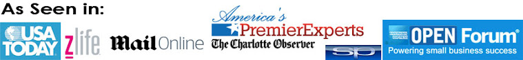 As Seen in AMEX Open forum, USA Today, The Charlotte Observer, America's Premier Experts, the Daily