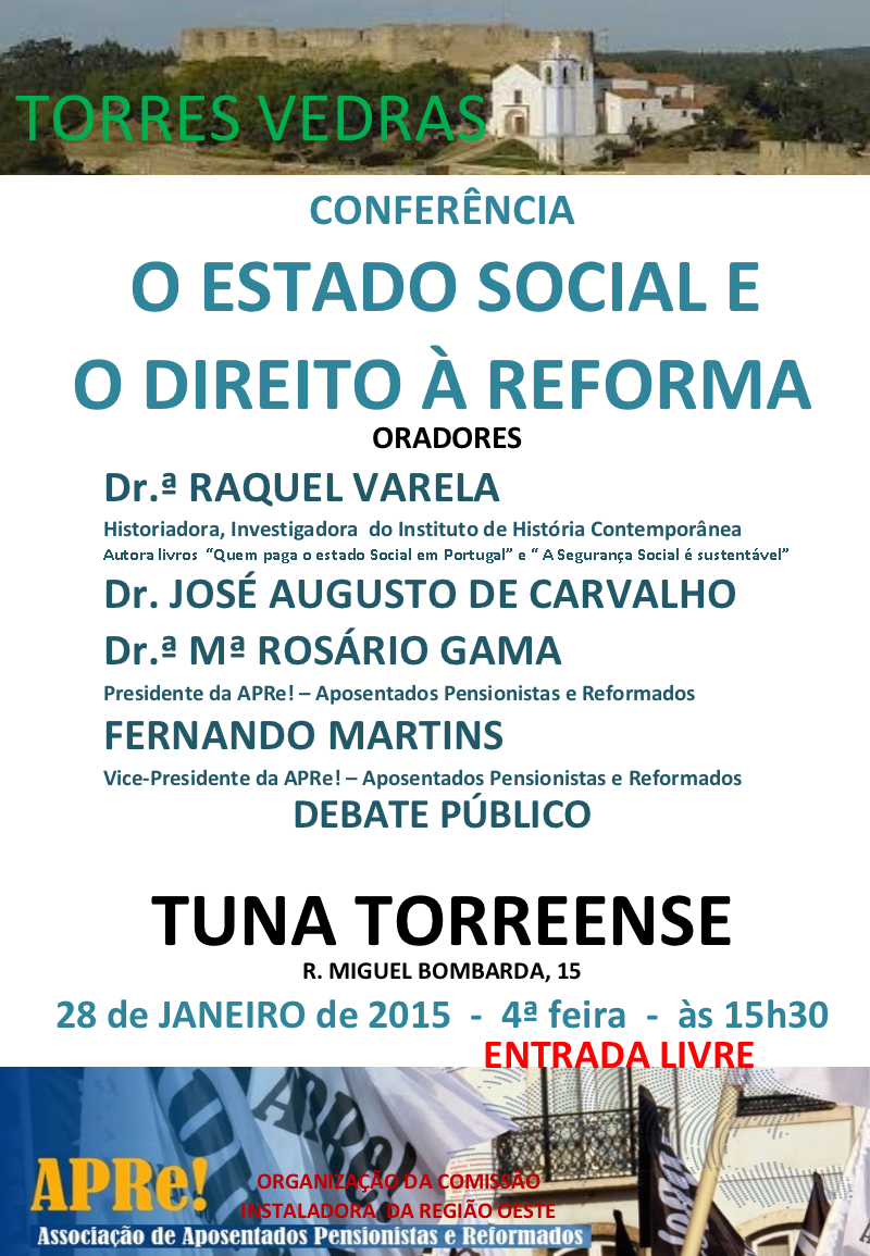 CONFERÊNCIA EM TORRES VEDRAS