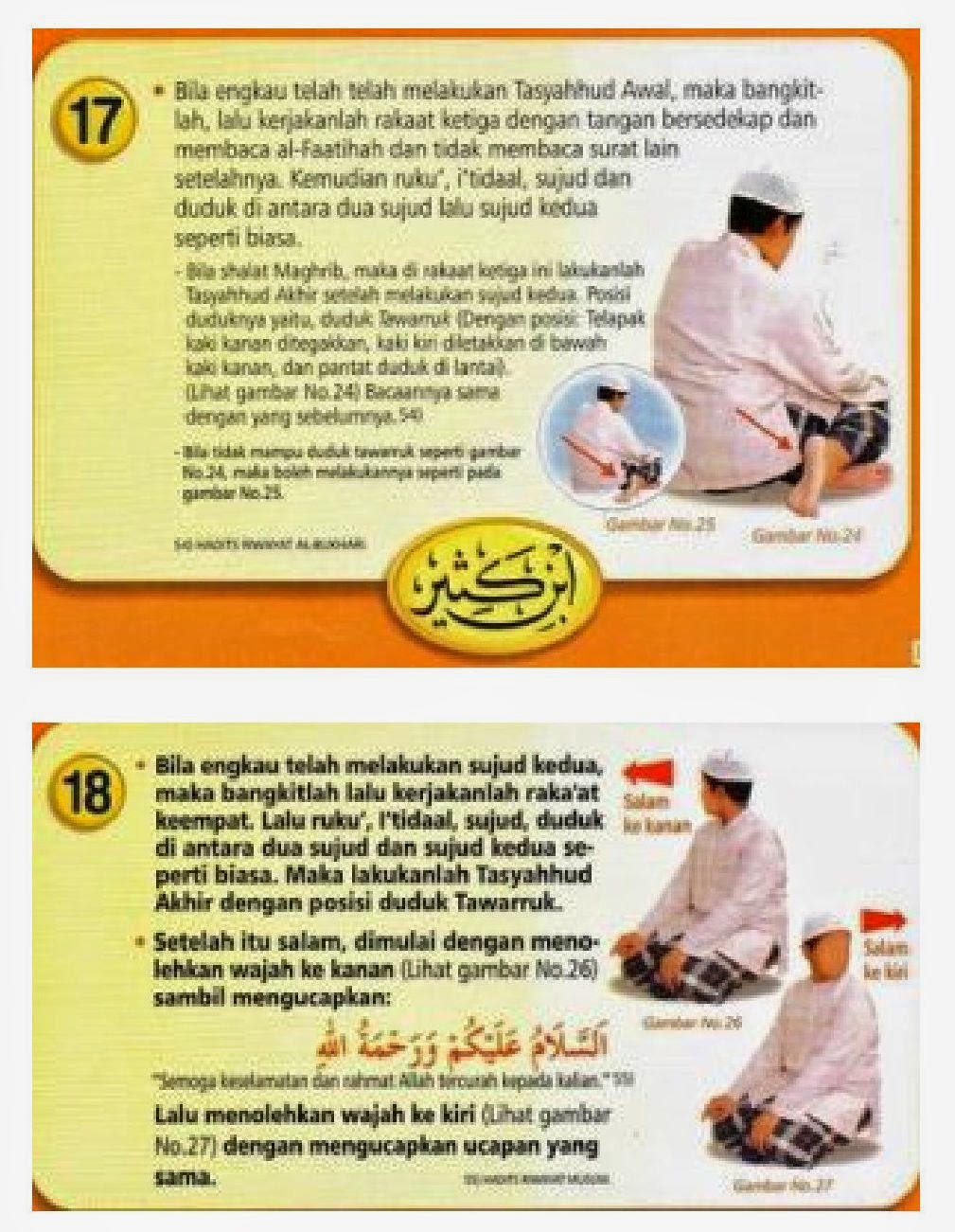 WAWASAN PENGETAHUAN Tata Cara Sholat yang Benar